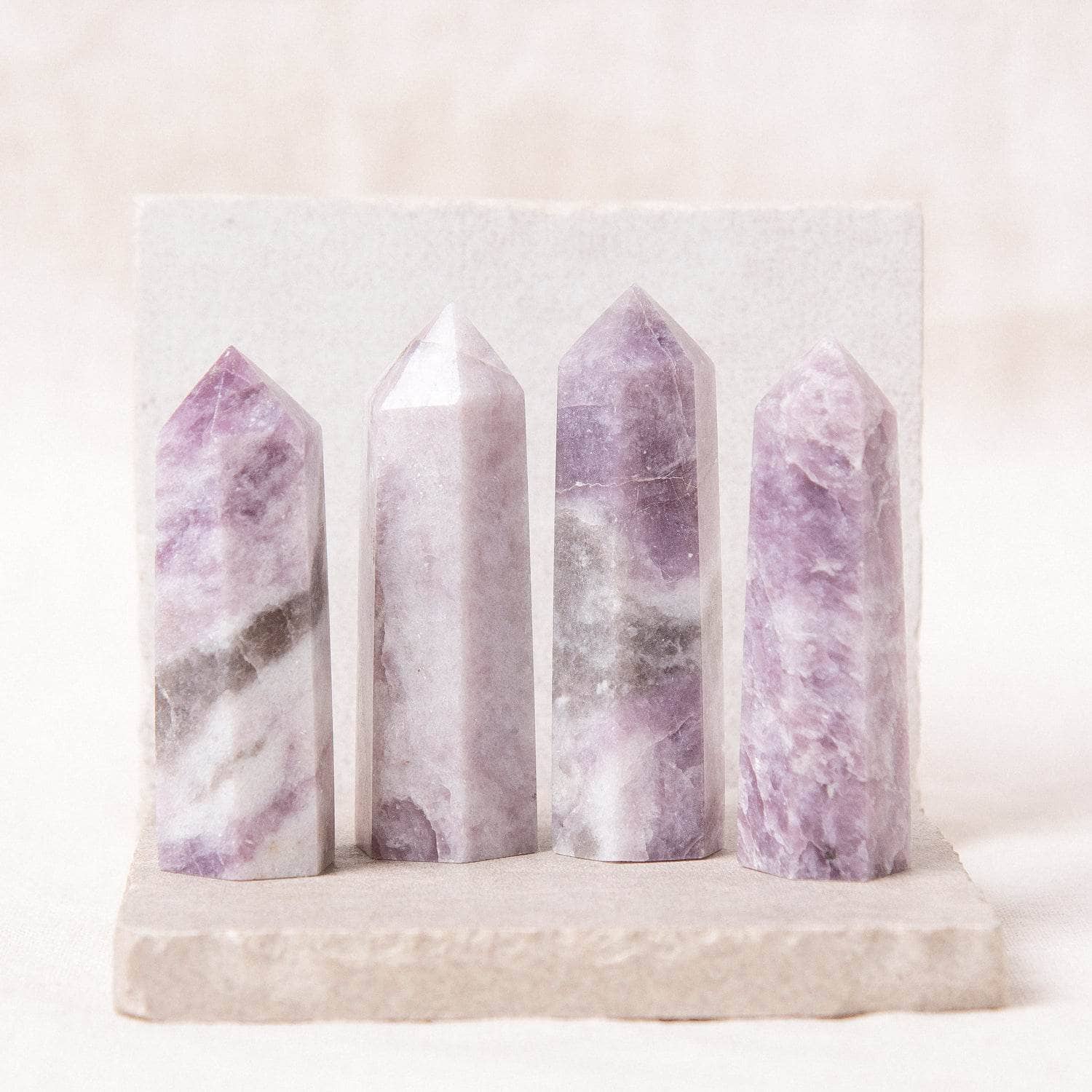 Lepidolite Lepidolite Crystal Point - AAA Premium Quality - Image 4