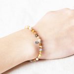 Natural Coral Jade Chrysanthemum Energy Bracelet - Image 6