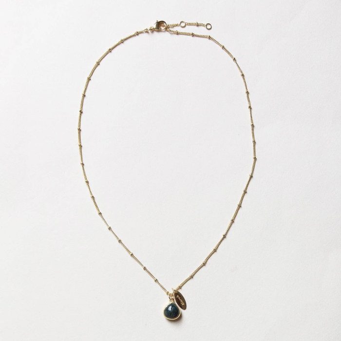 March Bloodstone Birthstone Necklace - Image 7