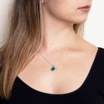May Emerald Birthstone Necklace - Image 6