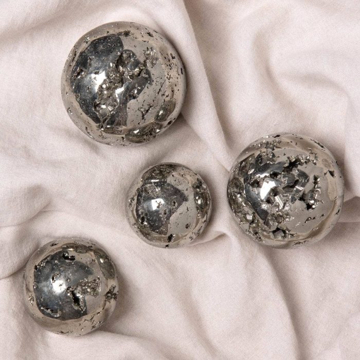 Natural Pyrite Sphere - AAA Premium Quality - Image 2