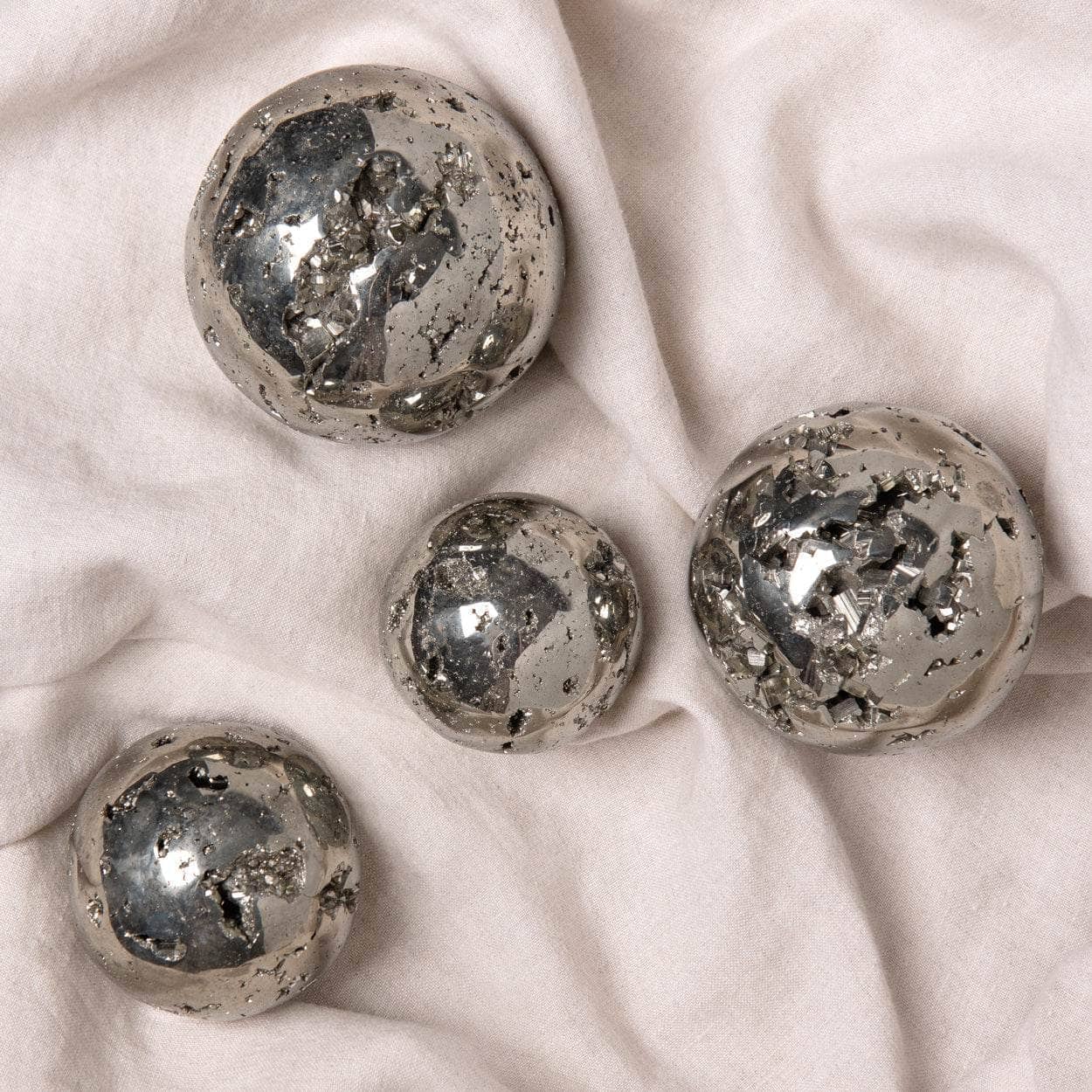 Mini-2_8c2425d3-3b56-4589-867c-80e2084e5085 Natural Pyrite Sphere - AAA Premium Quality - Image 4