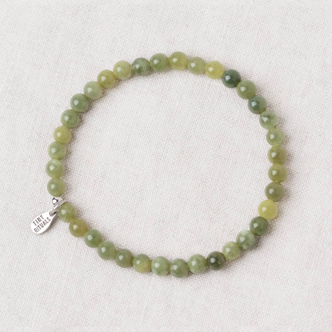 NephriteJade2 Green Nephrite Jade Energy Bracelet - Image 2