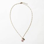 October Pink Opal Birthstone Necklace - Image 3