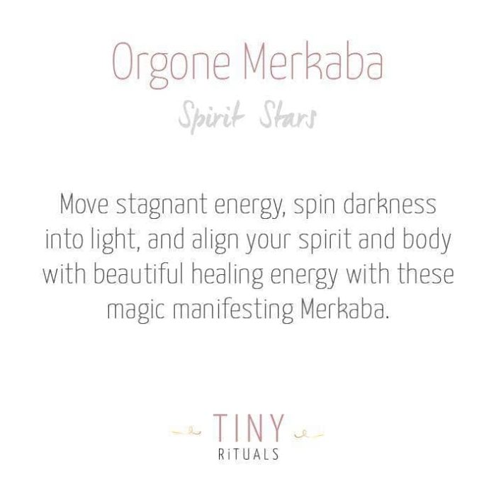 Tiny Gemstone Orgone Merkaba - Image 18