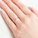 Genuine Peridot Silver or Gold Ring - Image 2