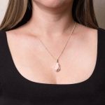 Pink Opal Raw Crystal Necklace - Image 5