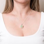 Prehnite Raw Crystal Necklace - Image 5