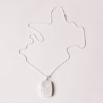 Rainbow Moonstone Rectangle Pendant Necklace - Image 10