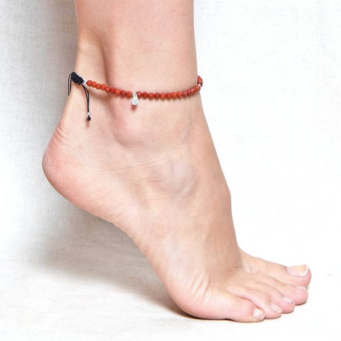 Red Jasper Energy Anklet - Image 1