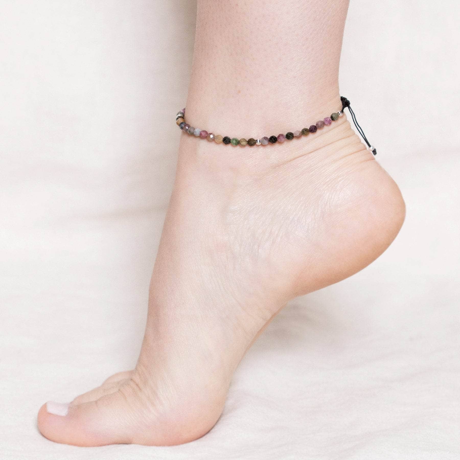 RainbowTourmaline Rainbow Tourmaline Energy Anklet - Image 1