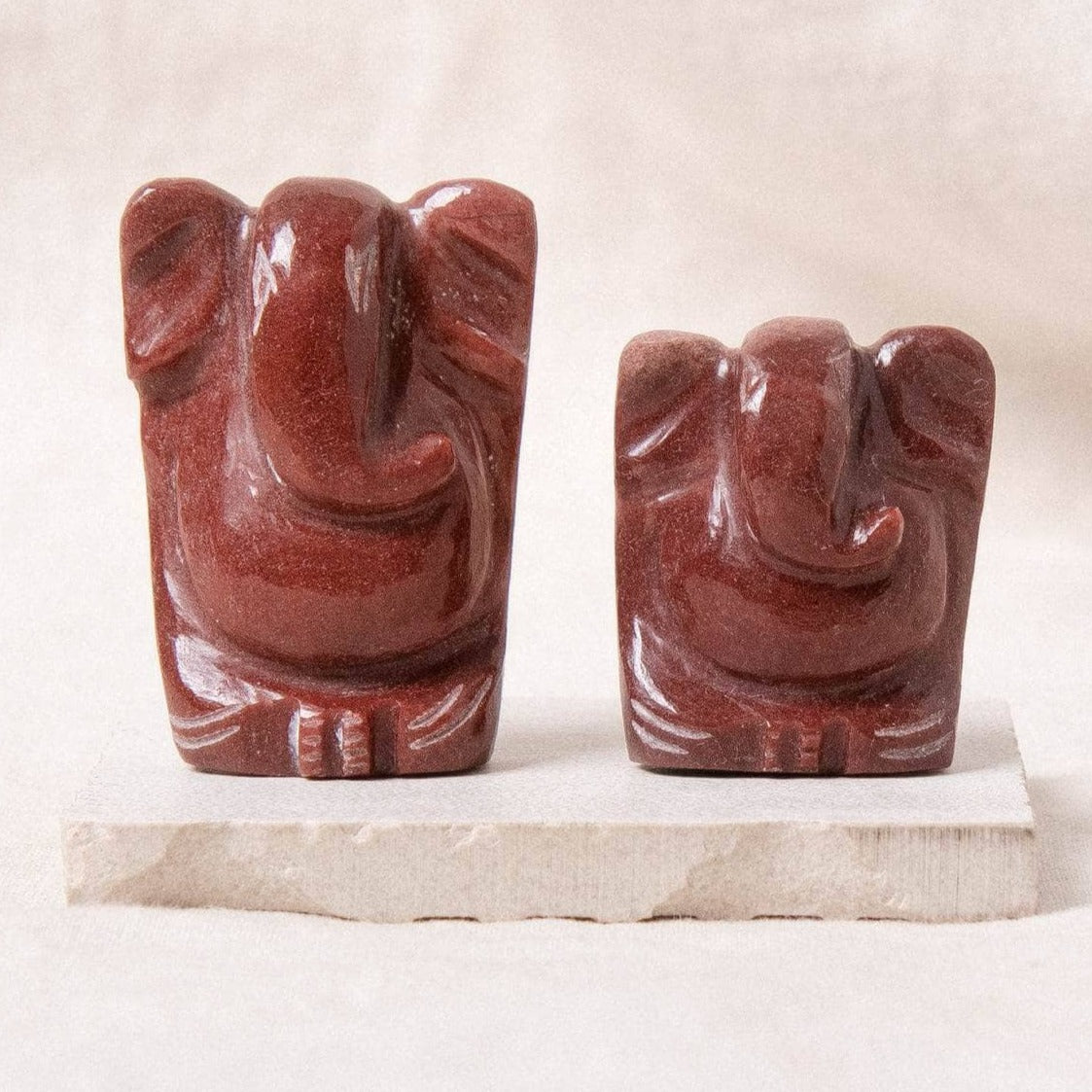 Red-Jasper Red Jasper Ganesh - Image 1