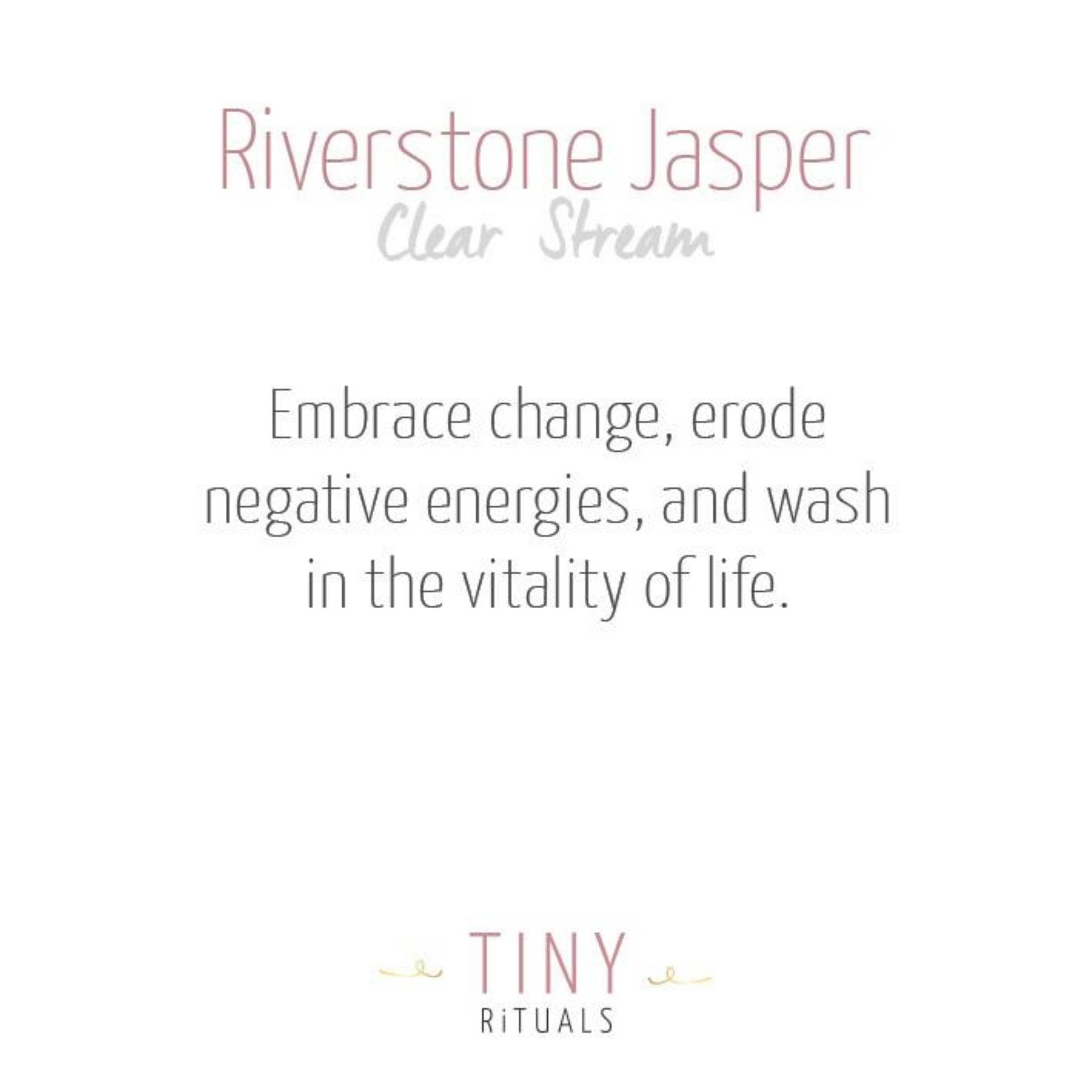 RiverstoneJasper Riverstone Jasper Energy Bracelet - Image 6