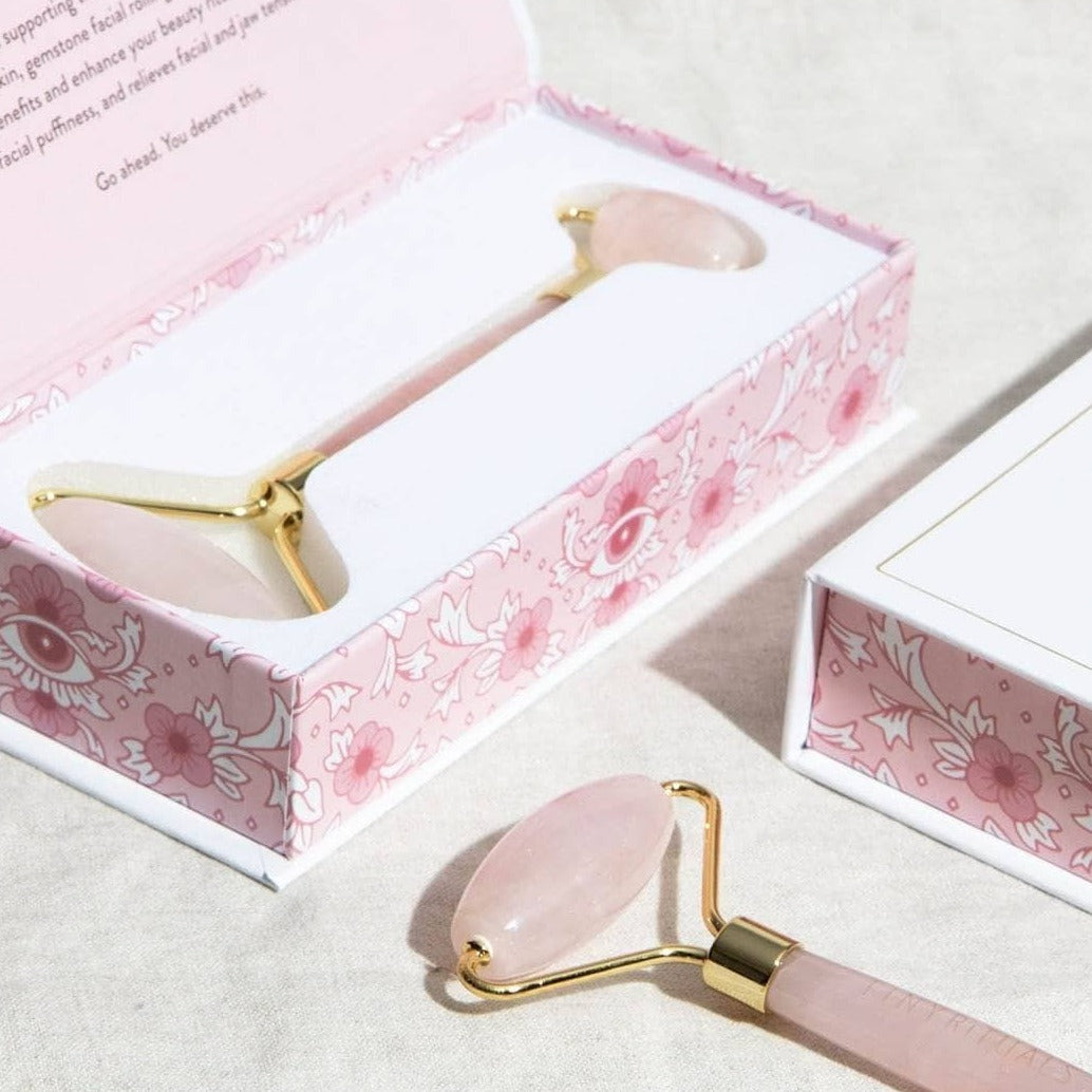 Rose-Rollers-1439_774b9da0-fb7b-4ef1-8a61-1d8ef93d1c7a Crystal Facial Roller - Image 2