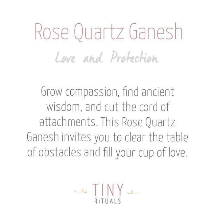 Rose Quartz Ganesh - Image 3