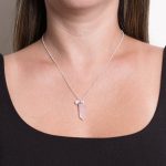 Rose Quartz Crystal Point Necklace - Image 5