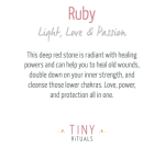Ruby Crystal Point Earrings - Image 7