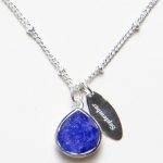 September Blue Sapphire Birthstone Necklace - Image 5