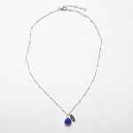 September Blue Sapphire Birthstone Necklace - Image 7