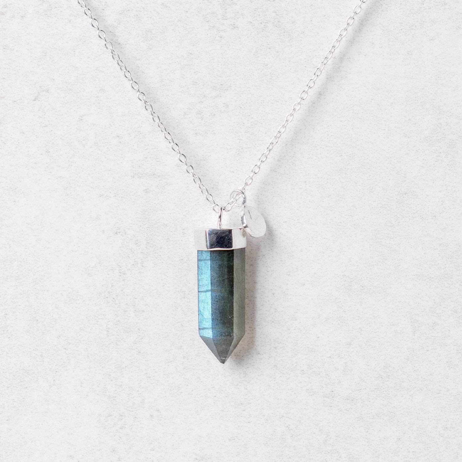 SLargecopy Labradorite Crystal Point Necklace - Image 2