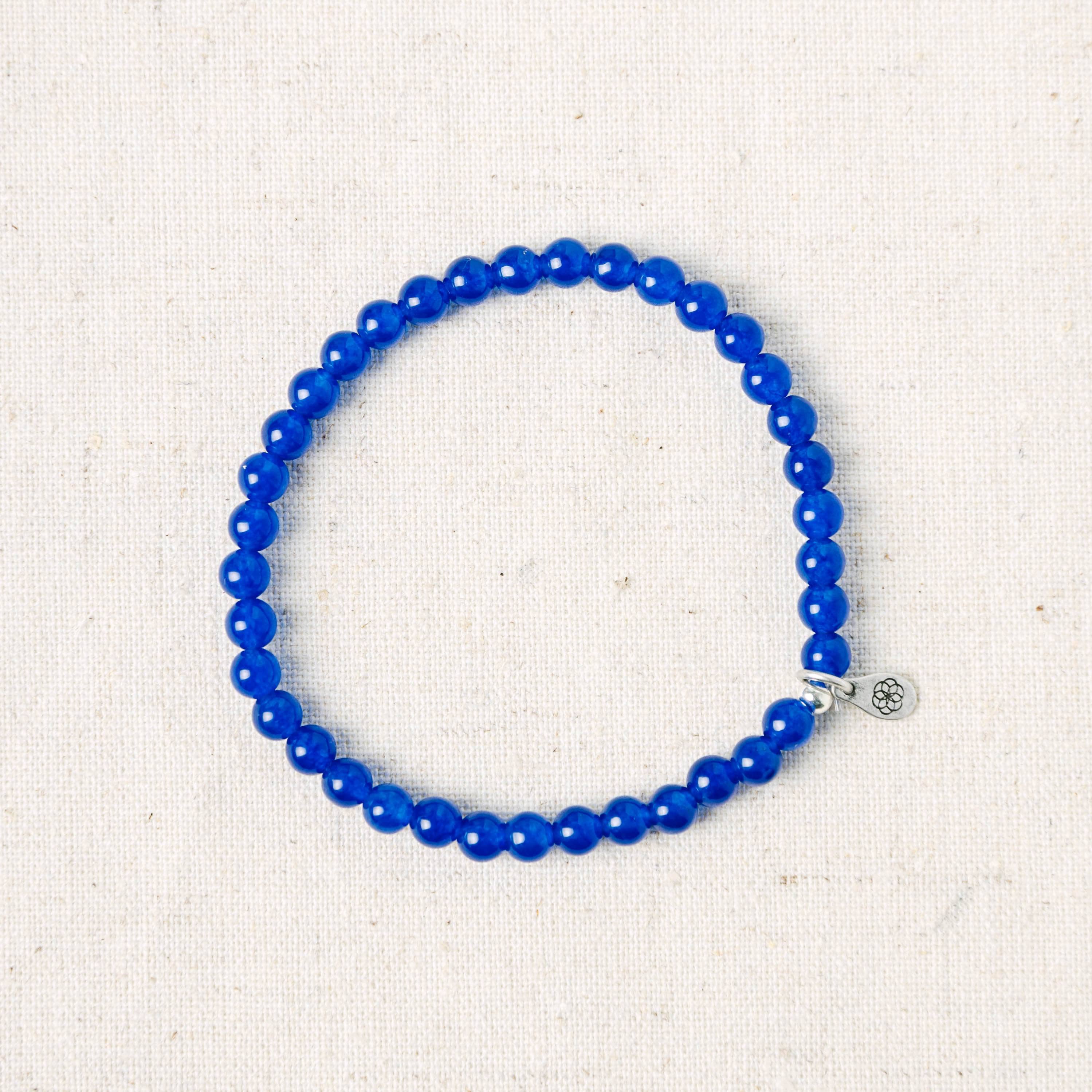 SPStudio_TinyRitualsIMG_1425 Dark Blue Jade Energy Bracelet - Image 5