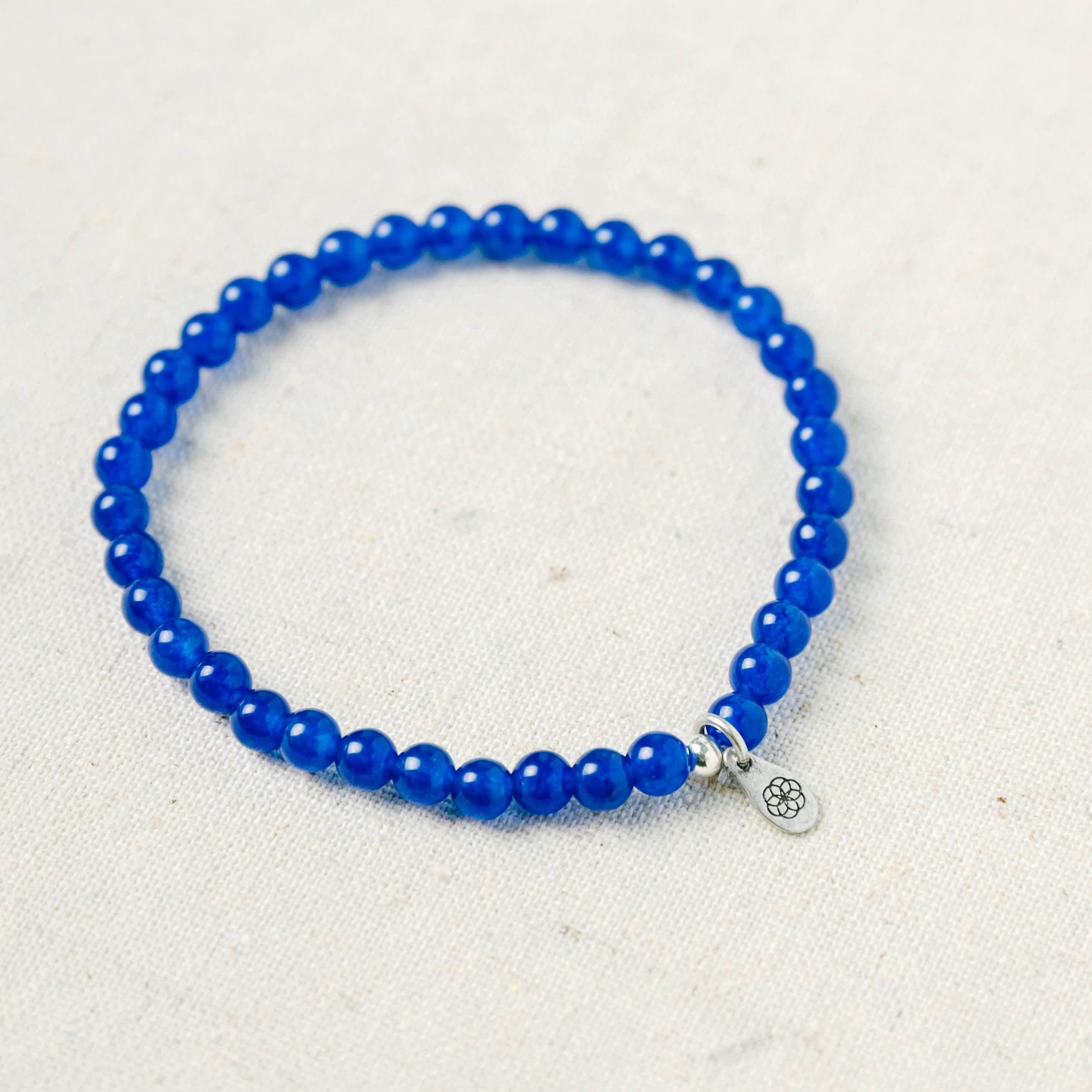 SPStudio_TinyRitualsIMG_1427 Dark Blue Jade Energy Bracelet - Image 4