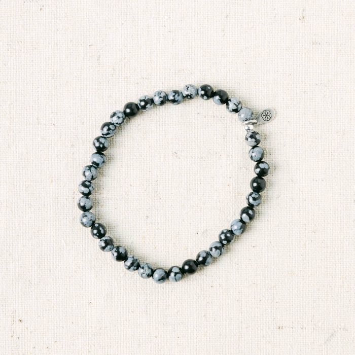Snowflake Obsidian Energy Bracelet - Image 4