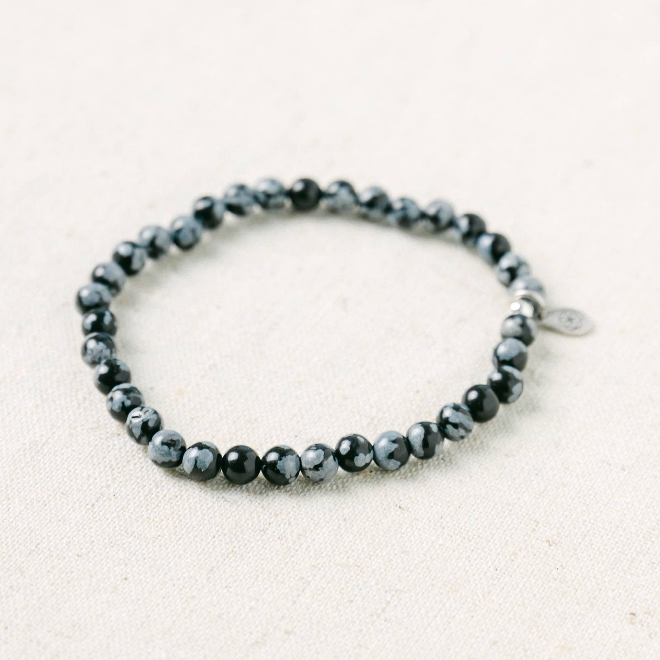 SPStudio_TinyRitualsIMG_1525 Snowflake Obsidian Energy Bracelet - Image 5