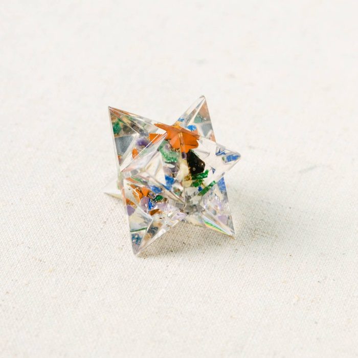 Tiny Gemstone Orgone Merkaba - Image 19