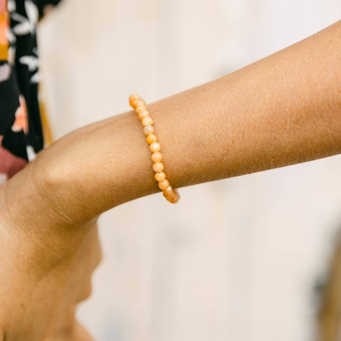 Orange Calcite Energy Bracelet - Image 2
