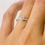 Labradorite Silver or Gold Ring - Image 4