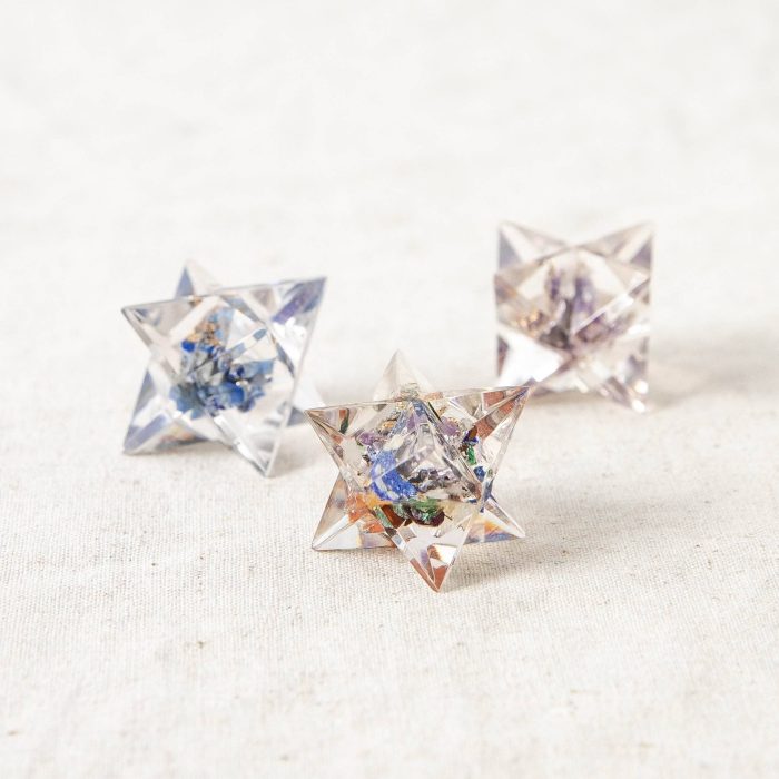 Tiny Gemstone Orgone Merkaba - Image 11
