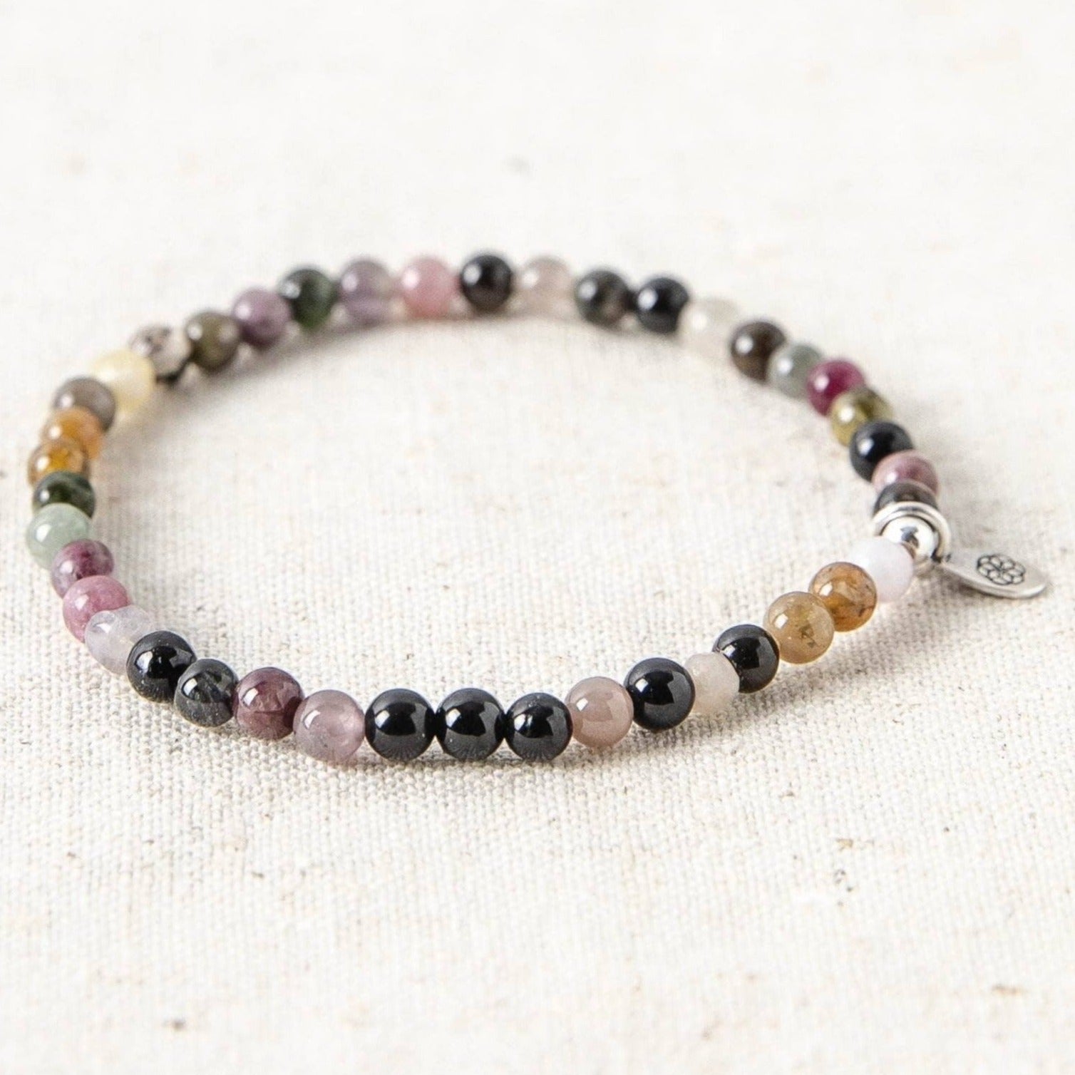 SP_TinyRituals_3965 Rainbow Tourmaline Energy Bracelet - Image 1