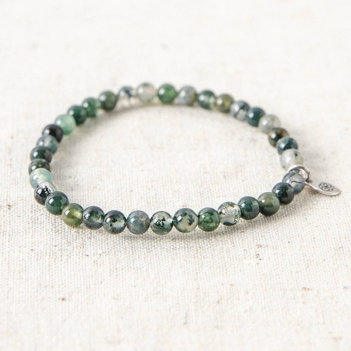 Moss Agate Energy Bracelet - Image 1