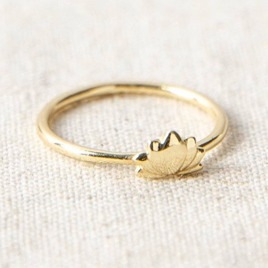 SP_TinyRituals_4133 Lotus Gold Ring - Image 2