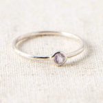 Amethyst Silver or Gold Ring