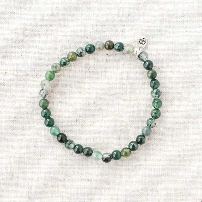 Moss Agate Energy Bracelet - Image 5
