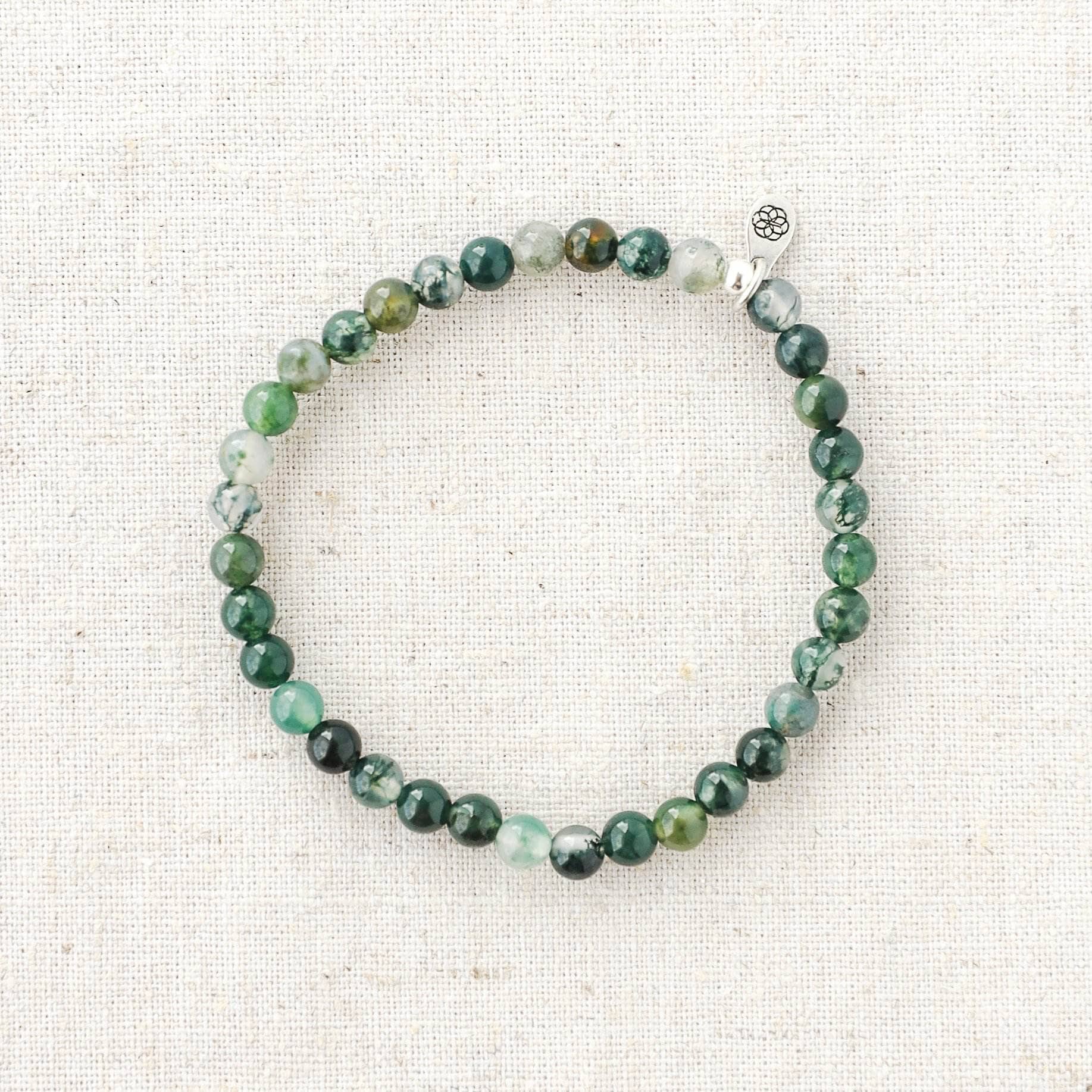 SP_TinyRituals_8462 Moss Agate Energy Bracelet - Image 5