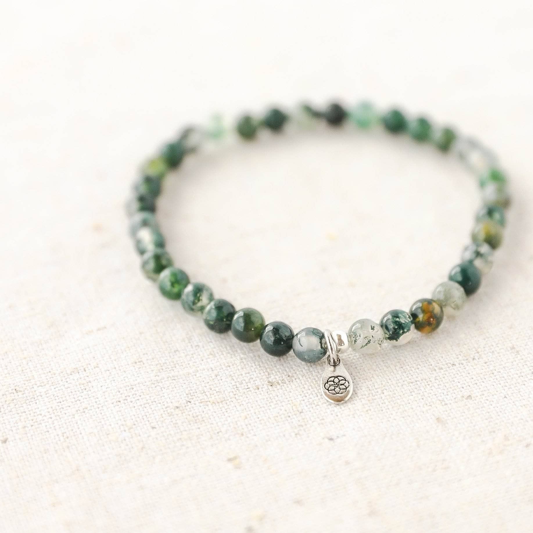 SP_TinyRituals_8463 Moss Agate Energy Bracelet - Image 4