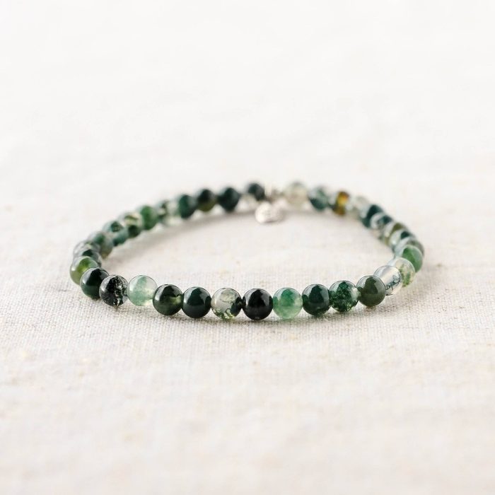 Moss Agate Energy Bracelet - Image 3