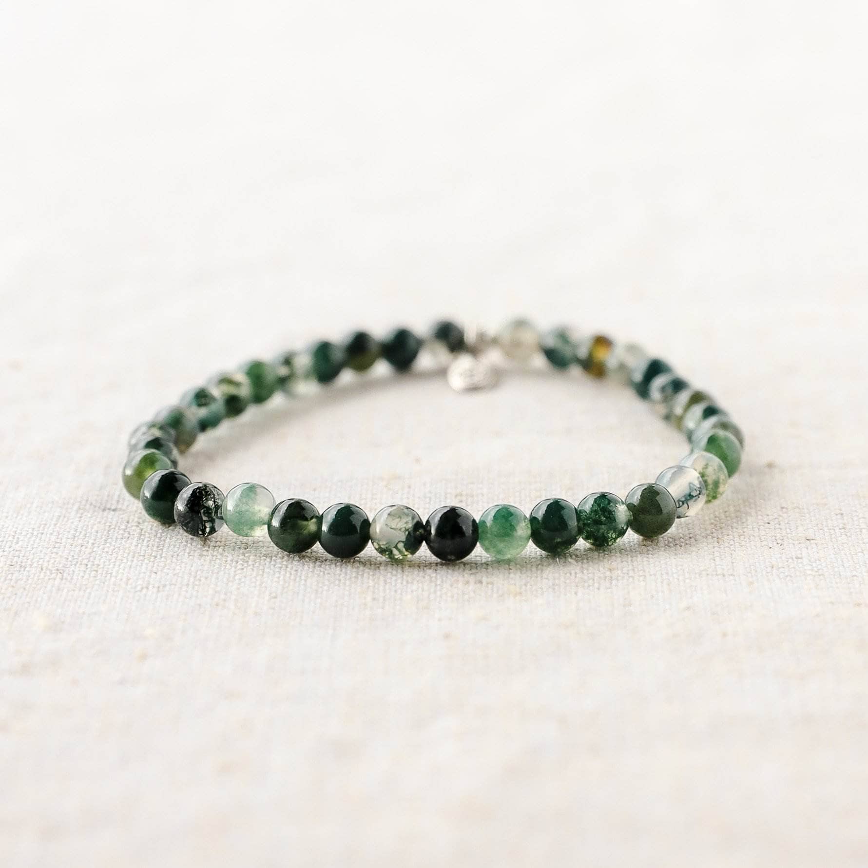 SP_TinyRituals_8543 Moss Agate Energy Bracelet - Image 3