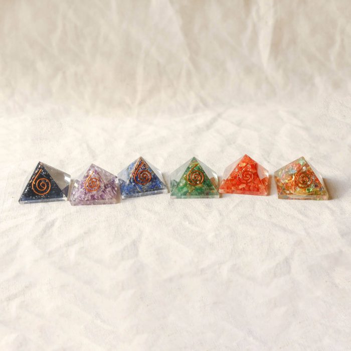 Mini Gemstone Orgone Pyramid - Image 12