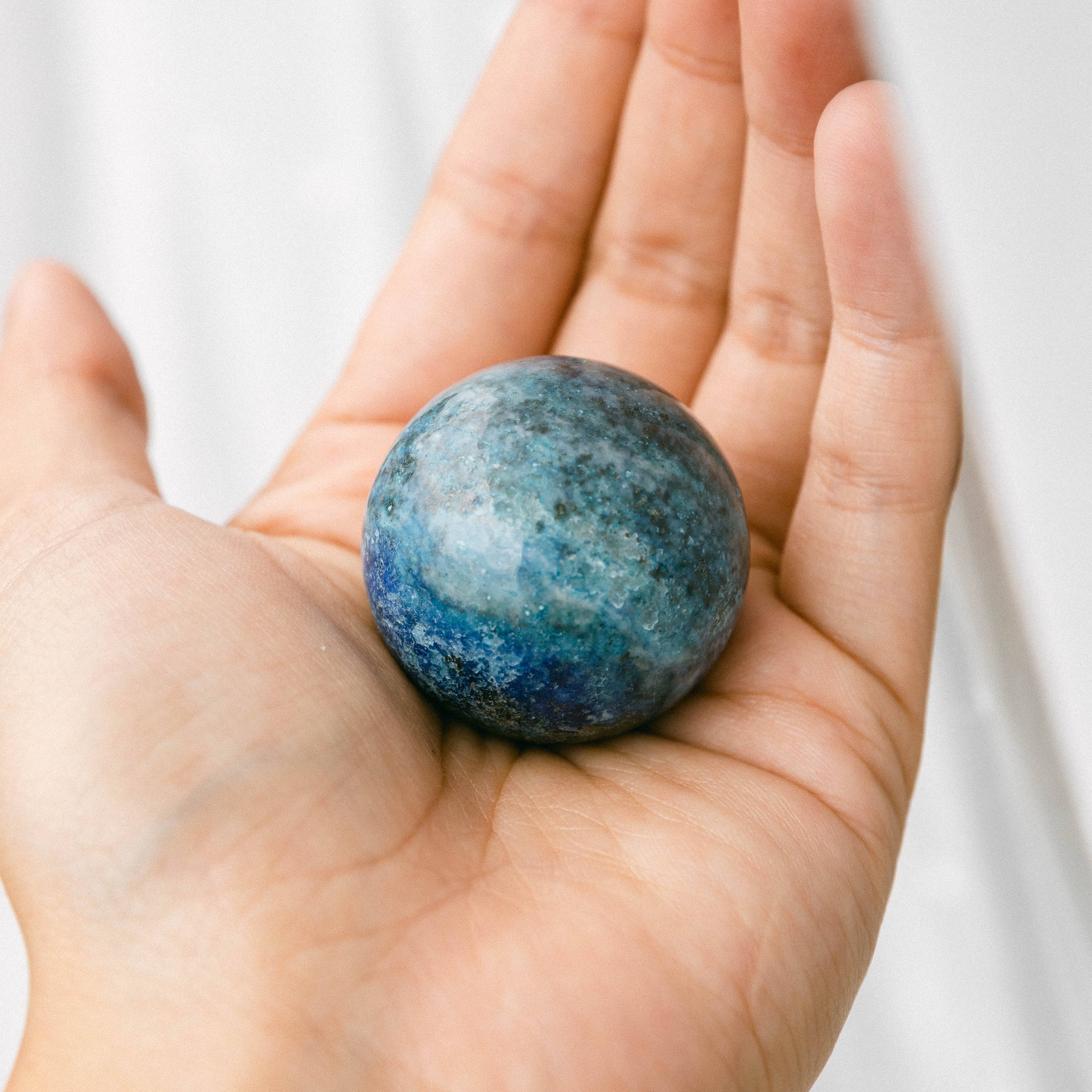 SP_TinyRituals_9750 Lapis Lazuli Sphere with Tripod - Image 2