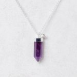Amethyst Crystal Point Necklace - Image 6