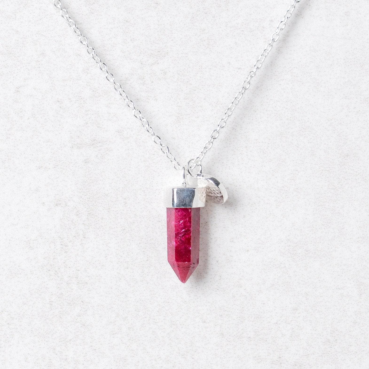 S_small_0b2df4e5-4fad-4494-82a7-e95952e29daf Delicate Ruby Crystal Point Necklace - Image 6