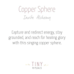 Copper Healing Sphere with Tripod - Image 8