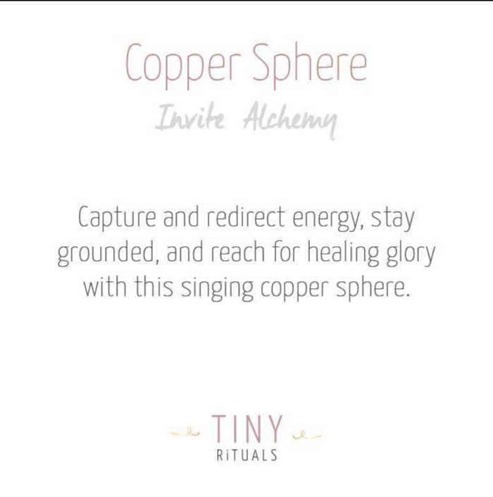 Copper Healing Sphere with Tripod - Image 8