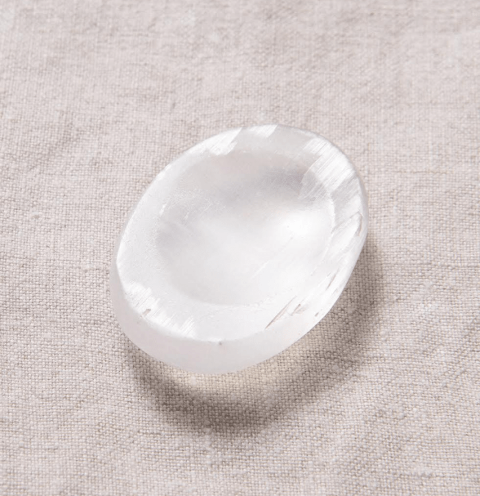 Selenite Worry Stone - Image 1
