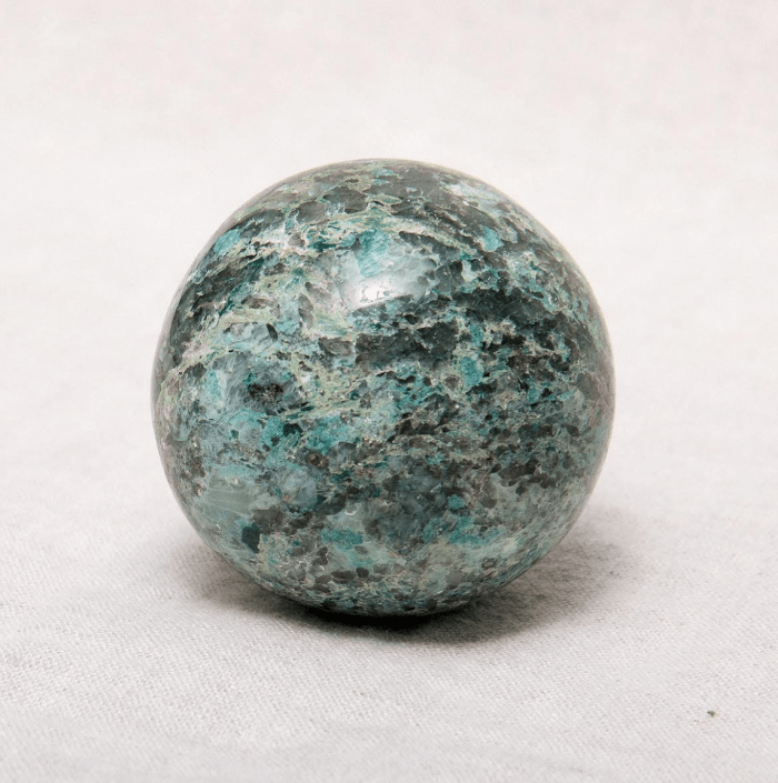 Chrysocolla Sphere with Tripod - Image 3