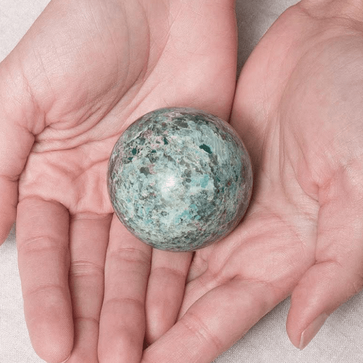 ScreenShot2021-10-14at4.12.41PM Chrysocolla Sphere with Tripod - Image 2